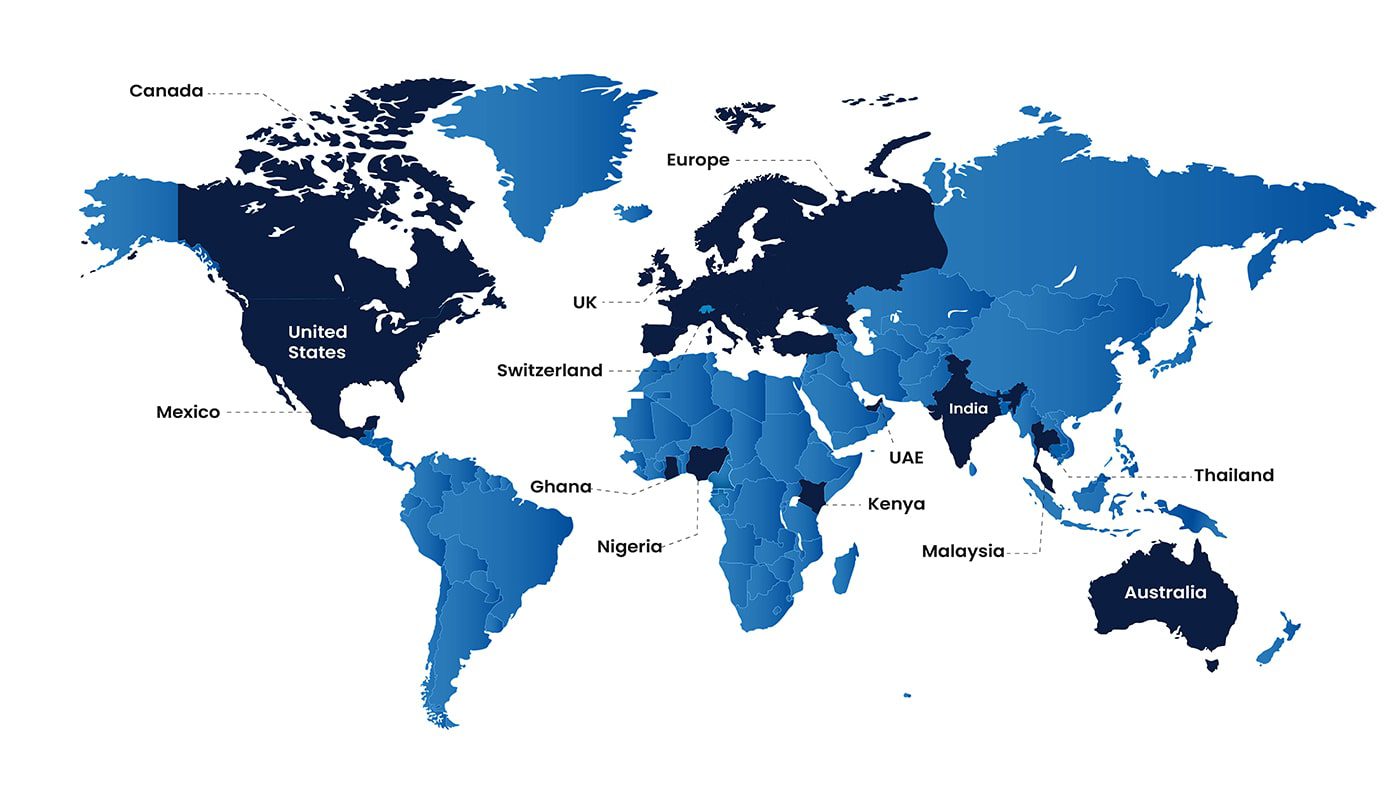 Home Elevators California - Our Global Presence