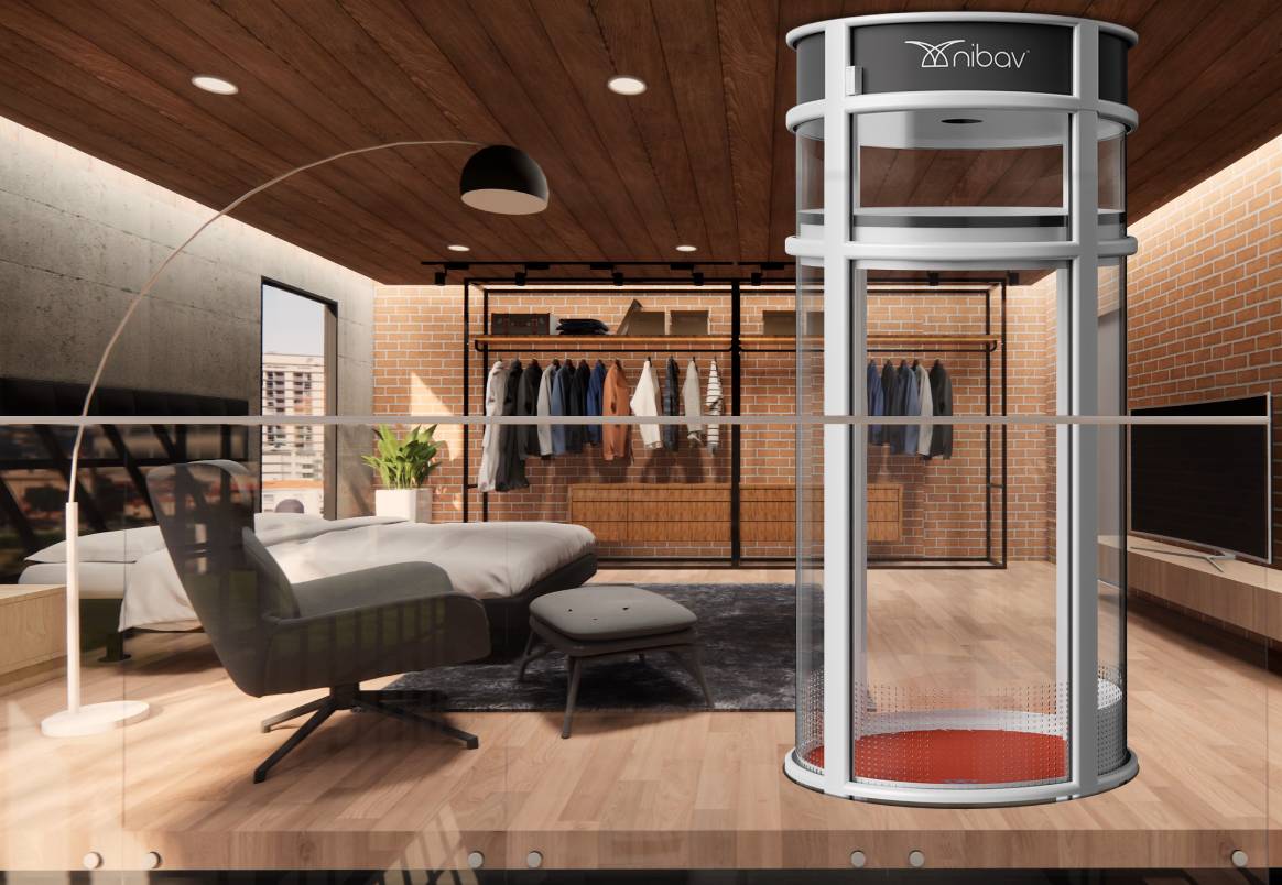 Wheelchair elevator for home